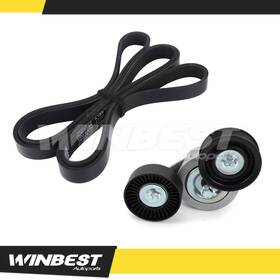 Wbsp56bt31 Winbest Autoparts Serpentine Belt Drive Component Kit Fit 2004-2006 Jeep Commander Grand Cherokee