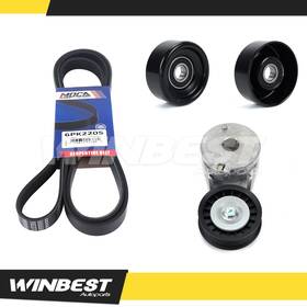 Wbsp57bt19446 Winbest Autoparts 2 Complete Serpentine Belt Drive Component Kit For Alero Cutlass Grand Am 3.1l 3.4