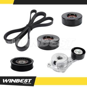 Wbsp92bt020654 Winbest Autoparts For 04-06 Ford Expedition Mustang Lincoln V8 Serpentine Belt Drive Component Kit