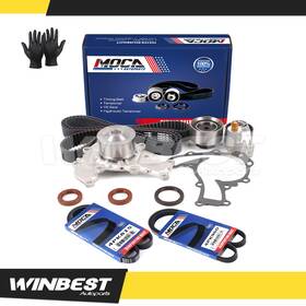 Winbest Autoparts Wbtbk06wp05sp3657 Timing Belt Kit Water Pump Serpentine Belts Fit 96-97 Honda Passport 3.2l