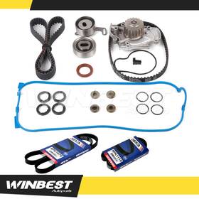 Wbtbk26wp17vcsp Winbest Autoparts Fit 90-93 Honda Accord 2 Epdm Belts Water Pump Timing Belt Valve Cover Gasket