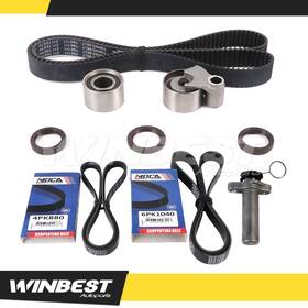 Wbtbk64hyt10sp4792 Winbest Autoparts Timing Belt Tensioner Kit 2x Serpentine For 99-03 Lexus Rx300 Sienna 1mzfe