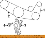 Mazda Oem 07-15 6,CX-9 Cooling Belts Pulleys-belt Tensioner CY0115980D. Fixed Price $115.40.