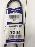 Napa Premium Automotive Belt 5/16" X 3/4" 25-7304. New Old Stock. Fixed Price $7.99.