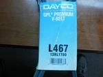 Dayco V-belts L467 New 13RL1700. Fixed Price $5.00.