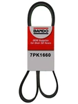 Accessory Drive Belt Bando 7PK1660 Fits 07-08 Bmw X5 4.8L-V8. Fixed Price $28.98.