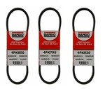 For Honda Civic 1996-00 Bando Oem 3-BELT Kit Ac-pwr-alt 4PK795 4PK820 4PK850. Fixed Price $39.99.