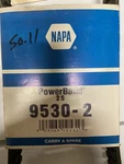 Napa Automotive Belt Powerband 25-9530-2. Fixed Price $27.00.