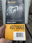Continental Multi-v-belt 4070668 7PK1697. Fixed Price $23.50.