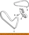 Ford Oem 09-12 Escape Cooling Belts Pulleys-water Pump 9L8Z8620A. Fixed Price $33.66.