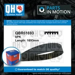 Rib Multi Drive Belt Fits Ford Kuga MK3 1.5 2019 On Qh 2243848 GN1G6C301BA. Fixed Price $19.92.