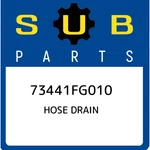Subaru Hose Drain 73441FG010, New Genuine Oem Part. Fixed Price $16.60.