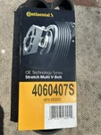 Continental Multi-v-belt 4060407S 6PK1035S. Fixed Price $28.50.