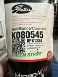 Gates K080545 Serpentine Belt 8PK1384. Fixed Price $30.00.