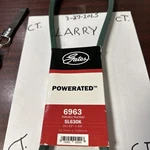 V-belt Gates 6963. Fixed Price $34.20.