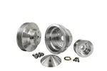 March Pulley Serpentine Aluminum Clear Powdercoated Chevy Small Block SETOF3. Fixed Price $265.99.