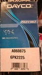 Serpentine Belt Dayco A060875 Ford New. Fixed Price $18.99.