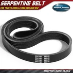 38.63 Serpentine Belt For Toyota Corolla 1988-1991 Audi RS7 S8 Bmw E34 Mazda. Fixed Price $13.49.