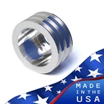 Small Block Ford Crank Pulley V-belt, Sbf 302, 351W 3V 4 Bolt Groove. Fixed Price $98.00.