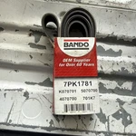 Accessory Drive Belt Bando 7PK1781 Fits 03-07 Honda Accord 2.4L-L4. Fixed Price $21.50.