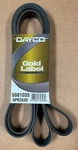 Dayco Gold Label Poly Rib Serpentine Belt 5081035. Fixed Price $39.99.