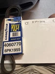 (1) Goodyear Serpentine 1060770; 77.000 In. 6-RIB Multi V-belt Epdm 6PK1955. Fixed Price $22.50.