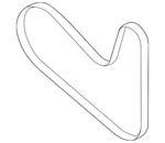 Genuine Volkswagen Serpentine Belt 04L-260-849-AB. Fixed Price $51.55.