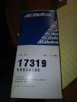 Acdelco 17319 Professional V Belt Standard, High Capacity. Fixed Price $19.95.