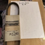 Motorcraft JK5-280, E1FZ-8620-S Belt Nos. Fixed Price $12.75.