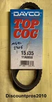 Dayco 15335 V-belt Audi Bmw Dodge Ford Gmc Mercedes Subaru Toyota 1960-1990. Fixed Price $17.00.