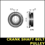 Crank Shaft Belt Pulley Fits Alfa Mito OPT2/2 W/ Ac 1.4 955 2501DVT. Fixed Price $99.74.