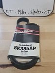 Serpentine Belt-automotive V-ribbed (standard) Roadmax 5K385AP. Fixed Price $9.00.