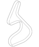 Genuine Honda Serpentine Belt 31110-RX0-A01. Fixed Price $59.96.