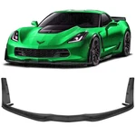 Front Bumper Lip Splitter Winglet For 14-19 Chevy Corvette C7, Black Pu Stage 3. Fixed Price $174.99.