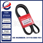 31110-5B0-Y01 Serpentine Drive Belt For 2013-2017 Honda Accord 2.4L. Fixed Price $36.00.