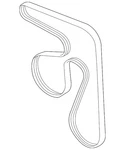 Genuine Subaru Serpentine Belt 23780AA21A. Fixed Price $39.06.