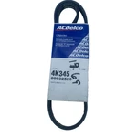 Acdelco Acd# 4K345 Gm# 88932520 Serpentine Belt, Nos, New. Fixed Price $19.97.