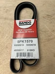 Accessory Drive Belt Bando 5PK1570. Fixed Price $20.00.