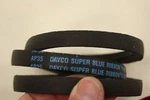 Dayco Super Blue Ribbon V Belt, Part AP35, Nsn 3030-00-232-5959. Fixed Price $5.00.