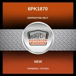 Topdrive 1997-1998 Toyota Celica Serpentine Belt 6PK1870. Fixed Price $39.00.