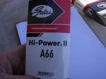 Gates Hi-power A66 Drive Belt. Fixed Price $14.99.