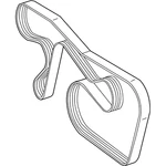 New Genuine Mercedes-benz Serpentine Belt 0139978792 Oem. Fixed Price $55.96.