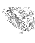 Genuine Mopar A/c Compressor Belt 4663950AF. Fixed Price $26.88.