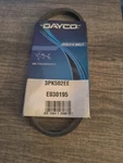 New Dayco Poly-v Belt Serpentine 3PK502EE (E030195). Fixed Price $11.99.