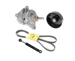 Drive Belt + Tensioner Pulley Shock For Mercedes C220 C230 (98-99). Fixed Price $221.81.