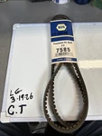 Napa Premium Xl Automotive 25-14883, 7585 Cogged V-belt. Fixed Price $13.50.