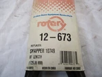 Rotary 12-673 V Belt 70" Lawn Mower Sided 10749 Snapper 265-272. Fixed Price $11.28.