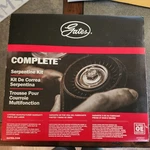 Gates 90K-38153A Complete Serpentine Belt Drive Component Kit. Fixed Price $85.00.