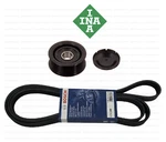 Serpentine Drive Belt + Idler Pulley Bosch / Ina For Mercedes Benz. Fixed Price $46.14.