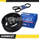 Harmonic Balancer & Serpentine Belt For 09-11 2013 Chevrolet Corvette 6.2L. Fixed Price $52.50.